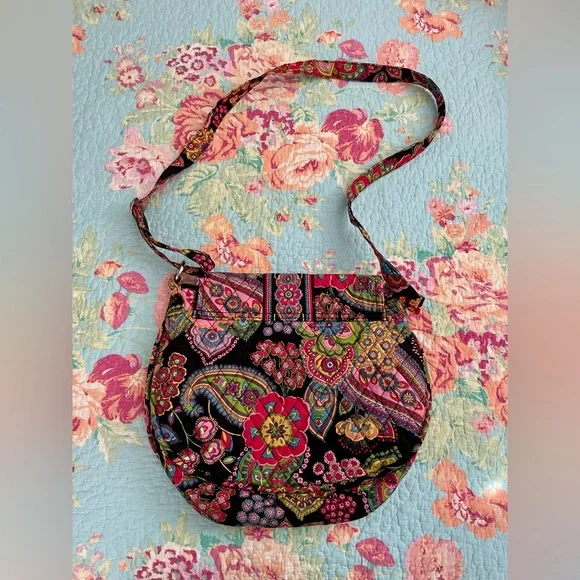 Vera Bradley Floral Crossbody Bag - Picture 2 of 5